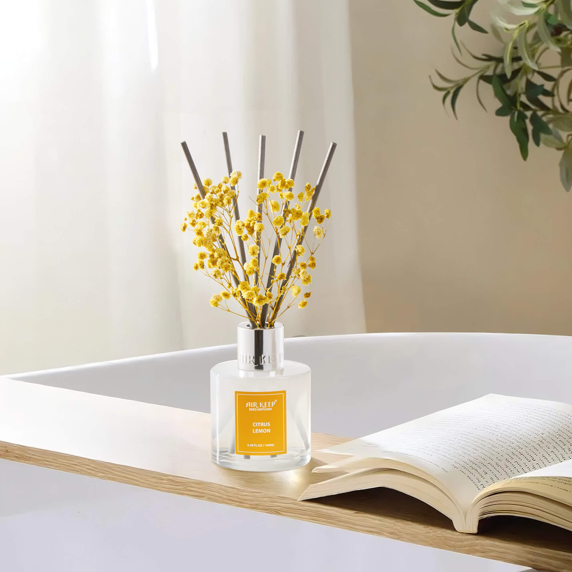 Airkeep Citrus Lemon Reed Diffuser