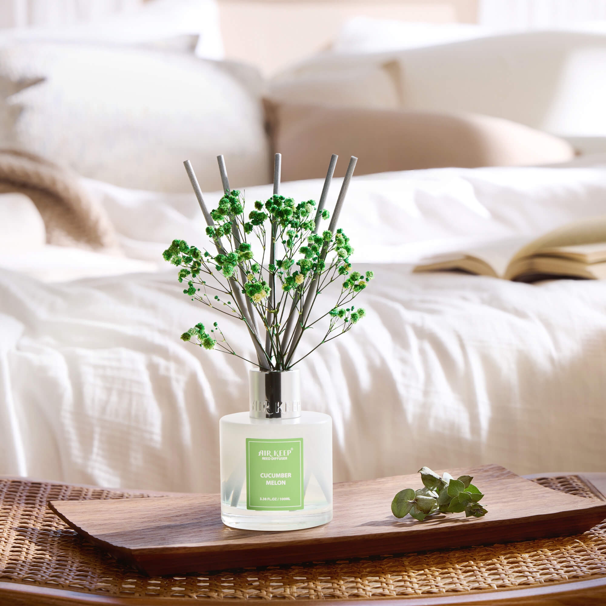 Airkeep Cucumber Melon  Reed Diffuser Set