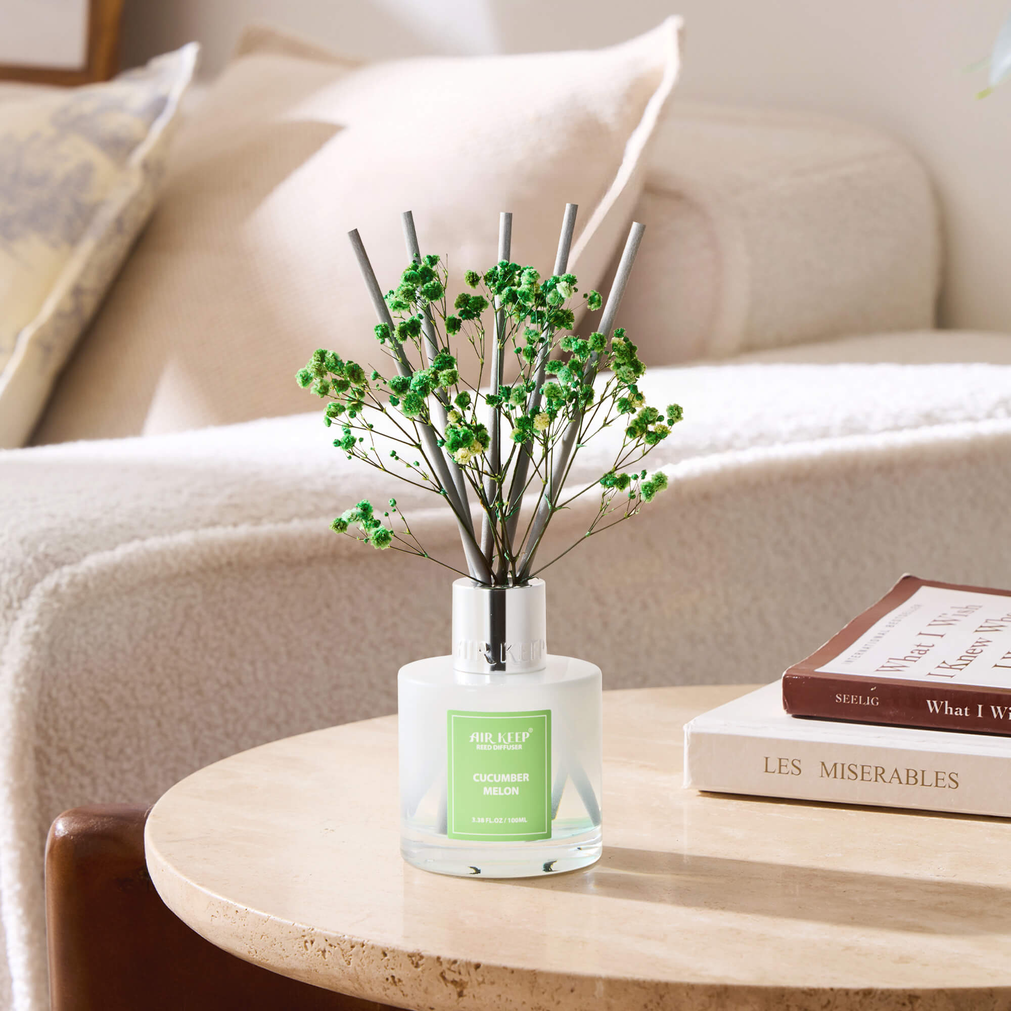 Airkeep Cucumber Melon  Reed Diffuser Set