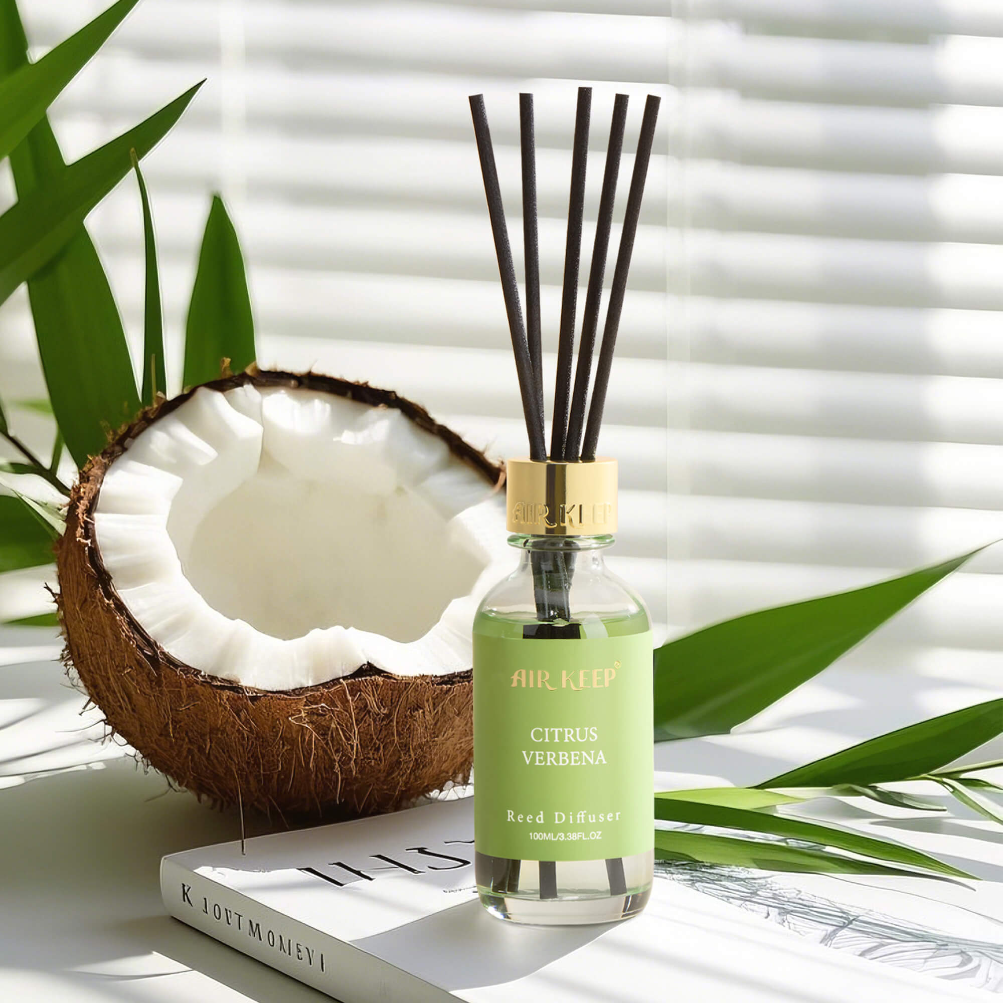 Airkeep Cirtus Verbena Reed Diffuser Set
