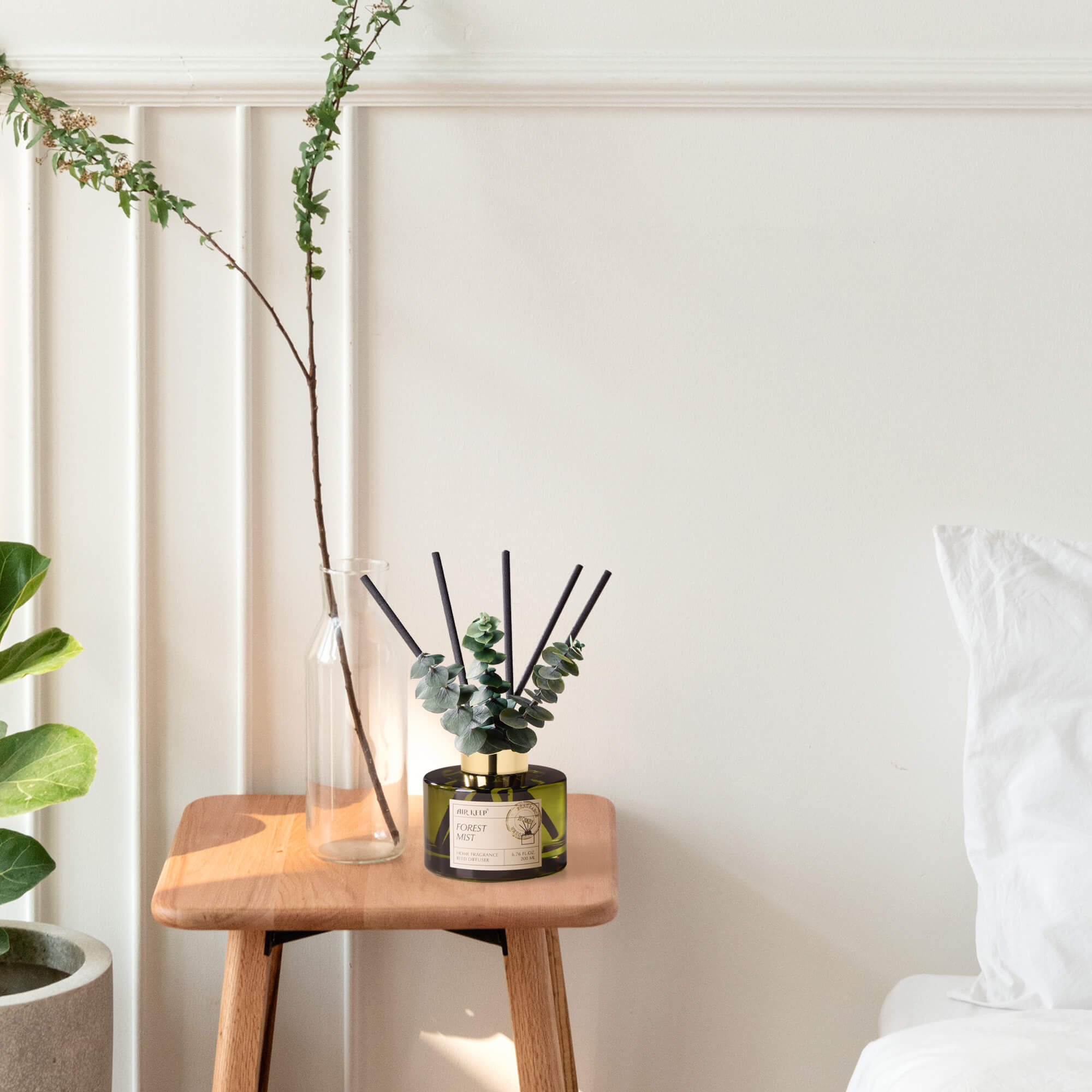 Airkeep Forest Mist Reed Diffuser Set