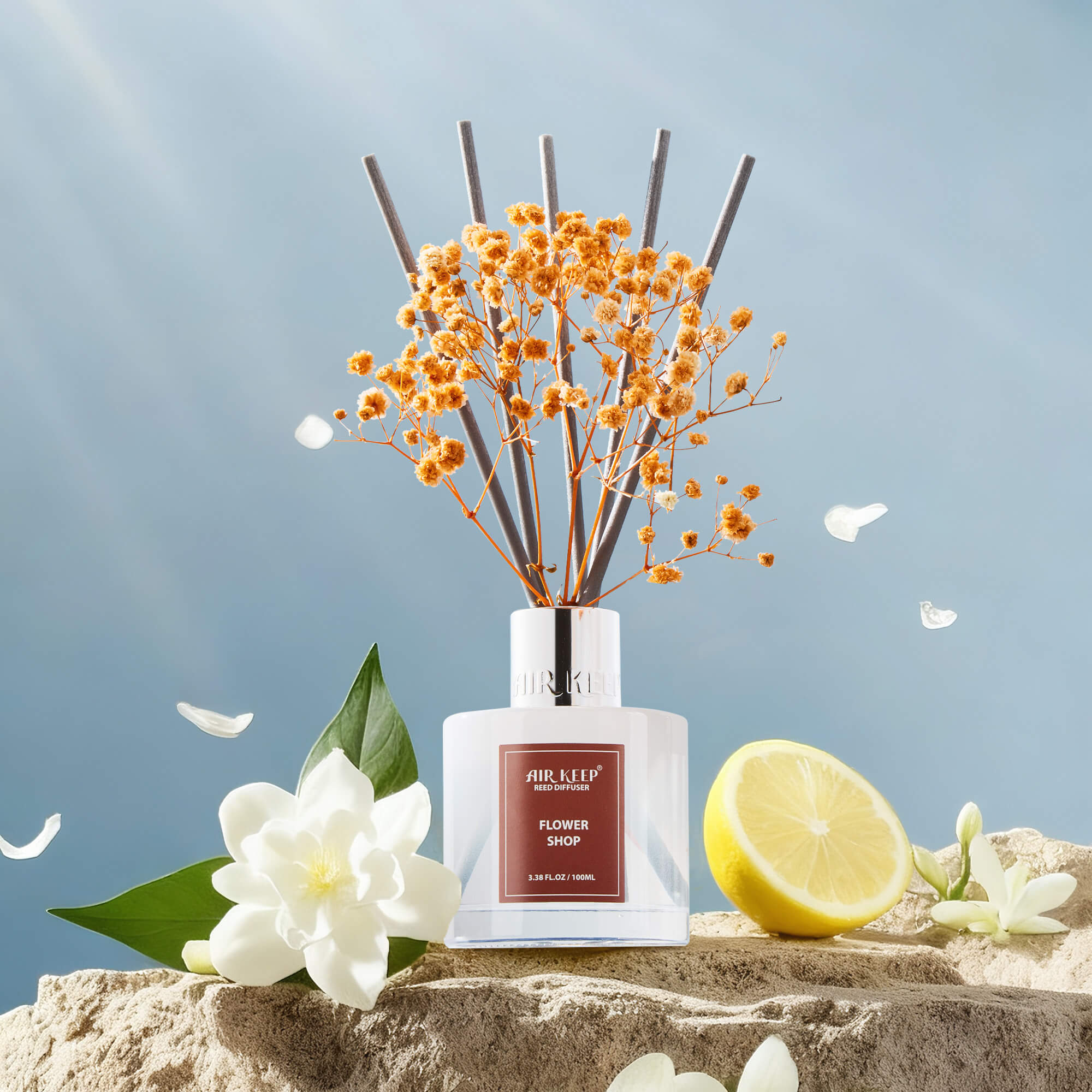 Airkeep Flower Shop Reed Diffuser Set