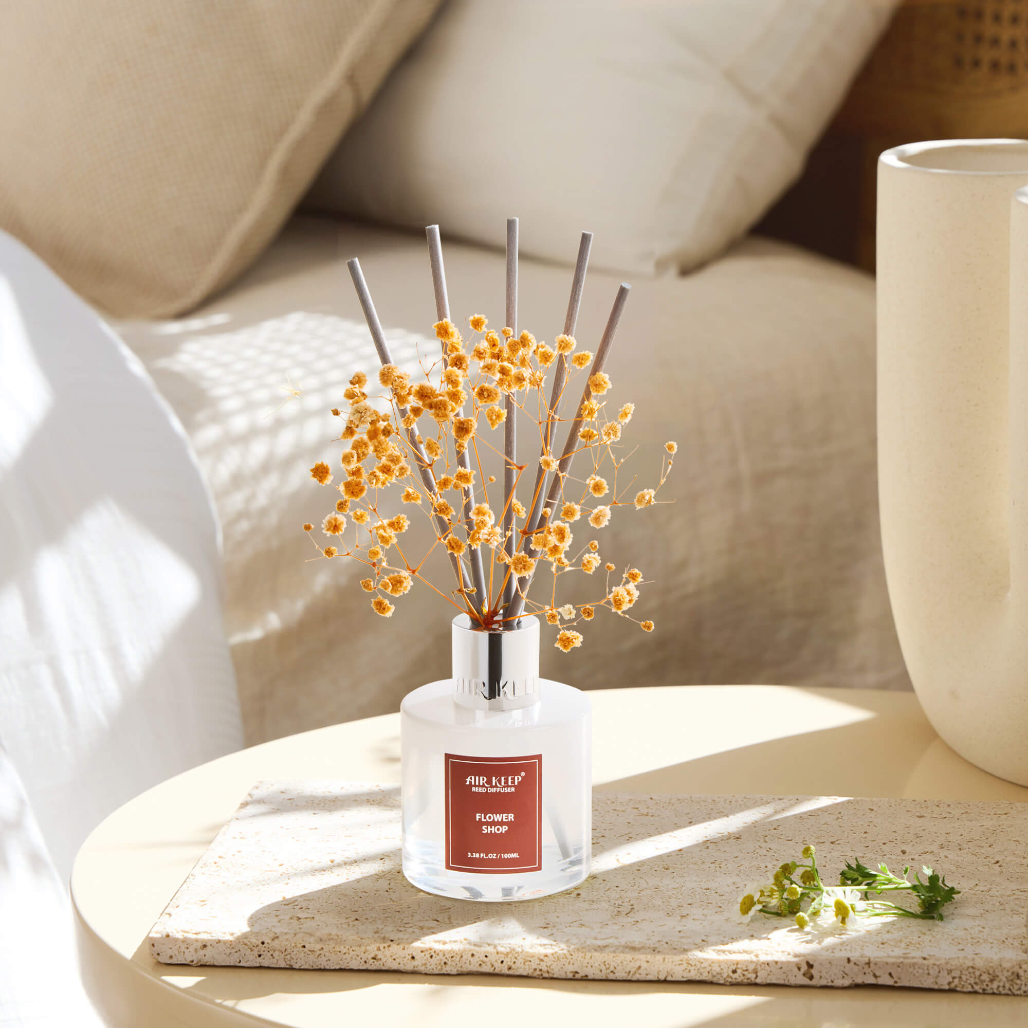 Airkeep Flower Shop Reed Diffuser Set