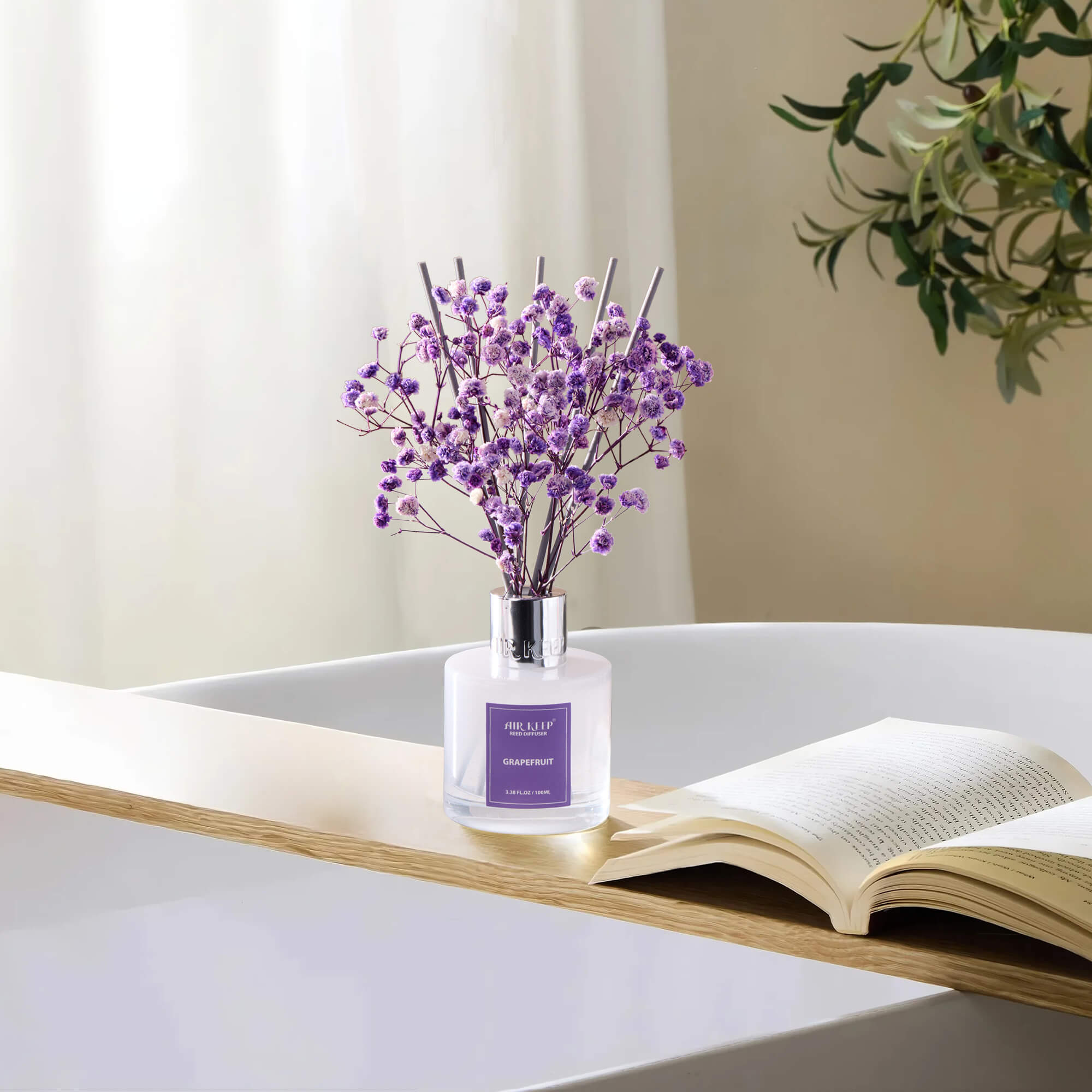 Airkeep Grapefruit Lemon  Reed Diffuser Set