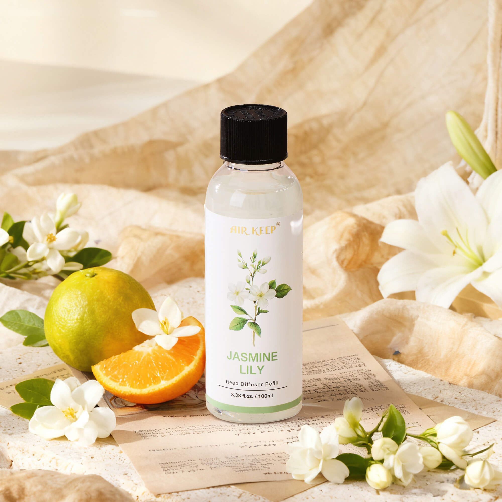 Airkeep Jasmine Lily Reed Diffuser Oil Refill