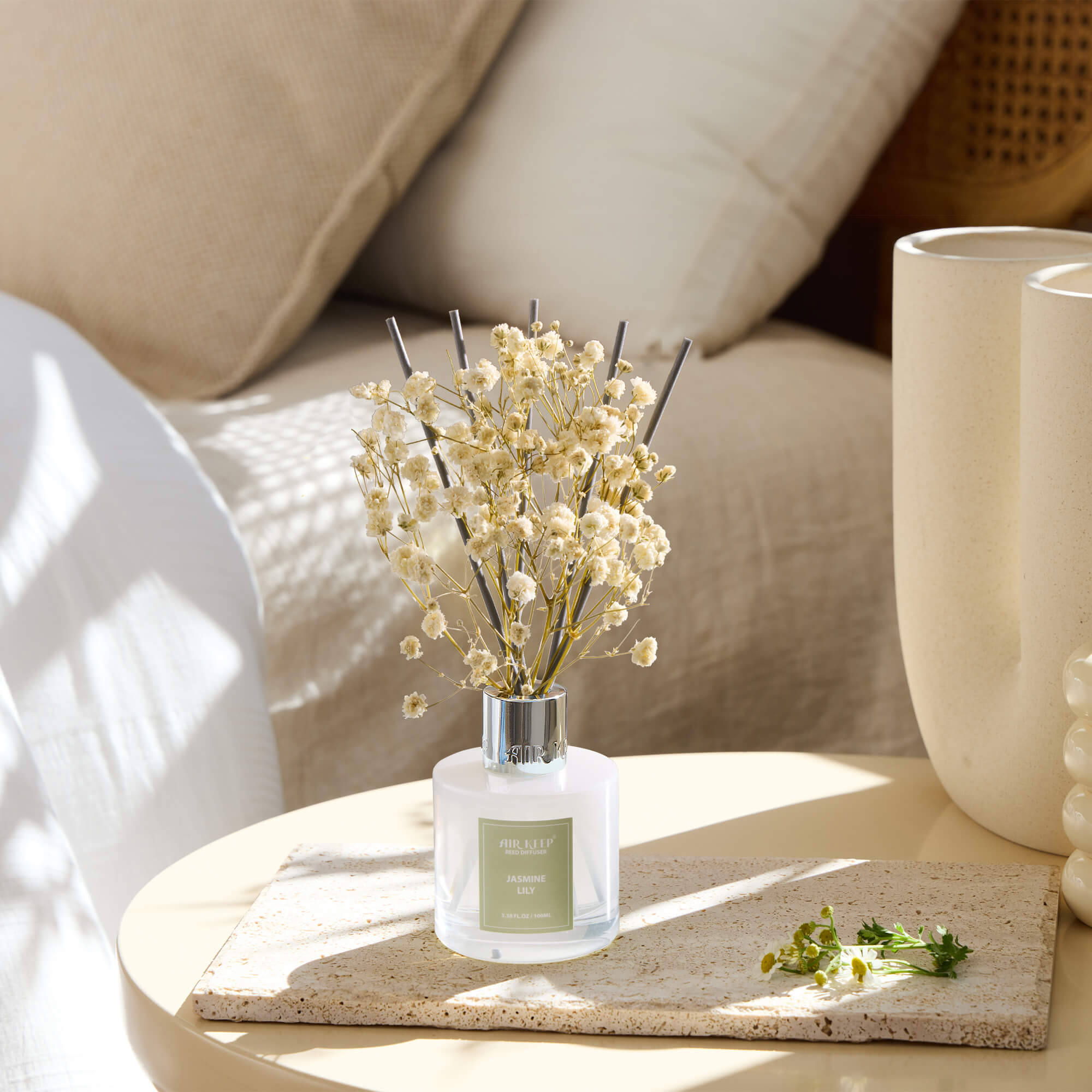 Airkeep Jasmine Lily Reed Diffuser Set