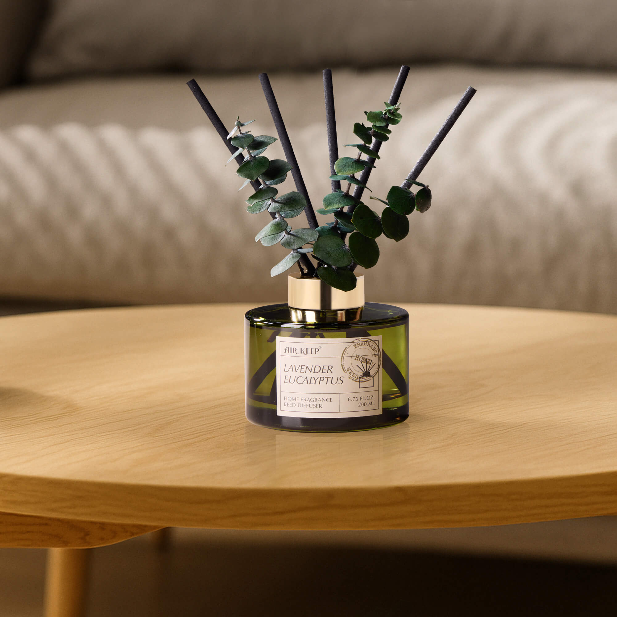 Airkeep Lavender Eucalyptus Reed Diffuser Set