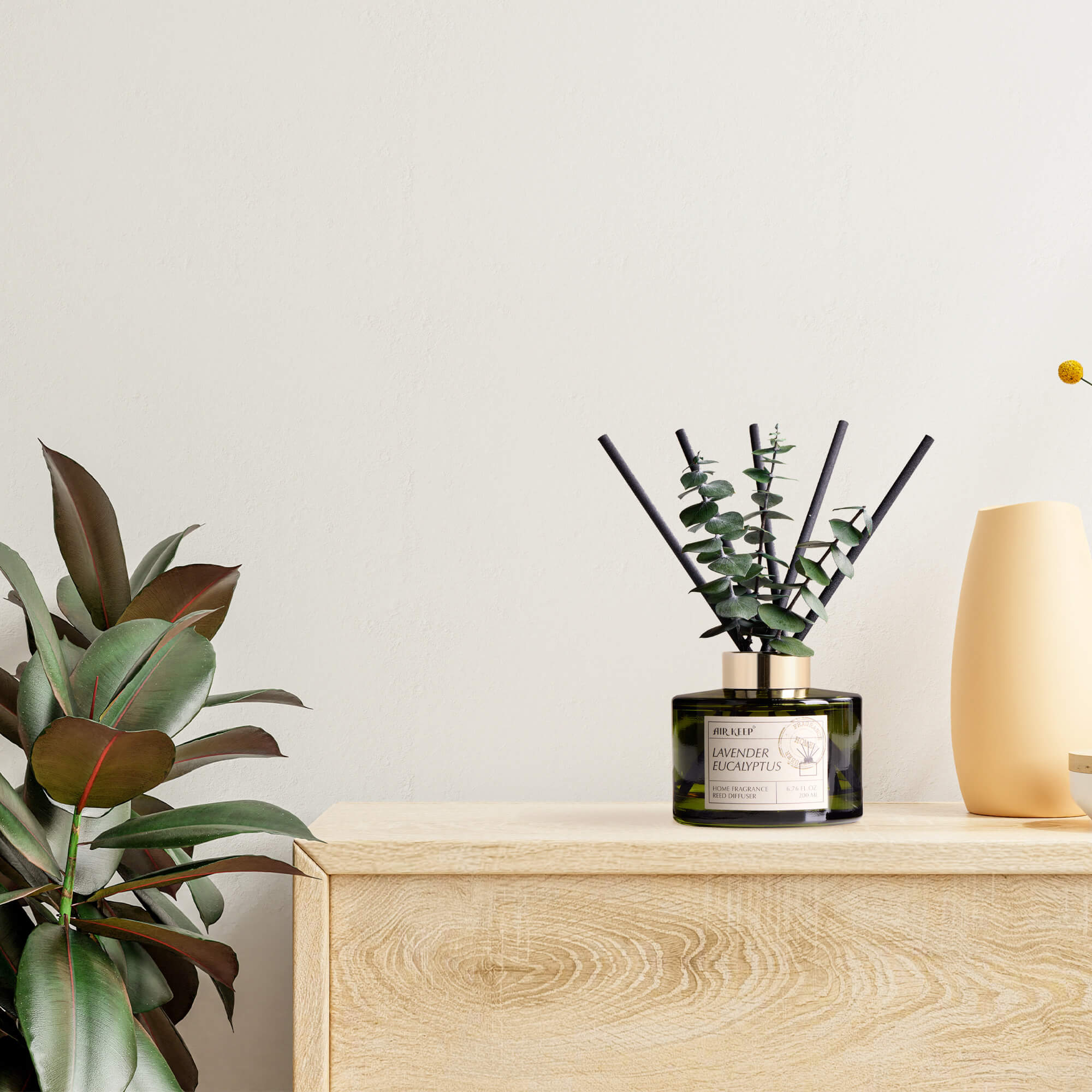 Airkeep Lavender Eucalyptus Reed Diffuser Set