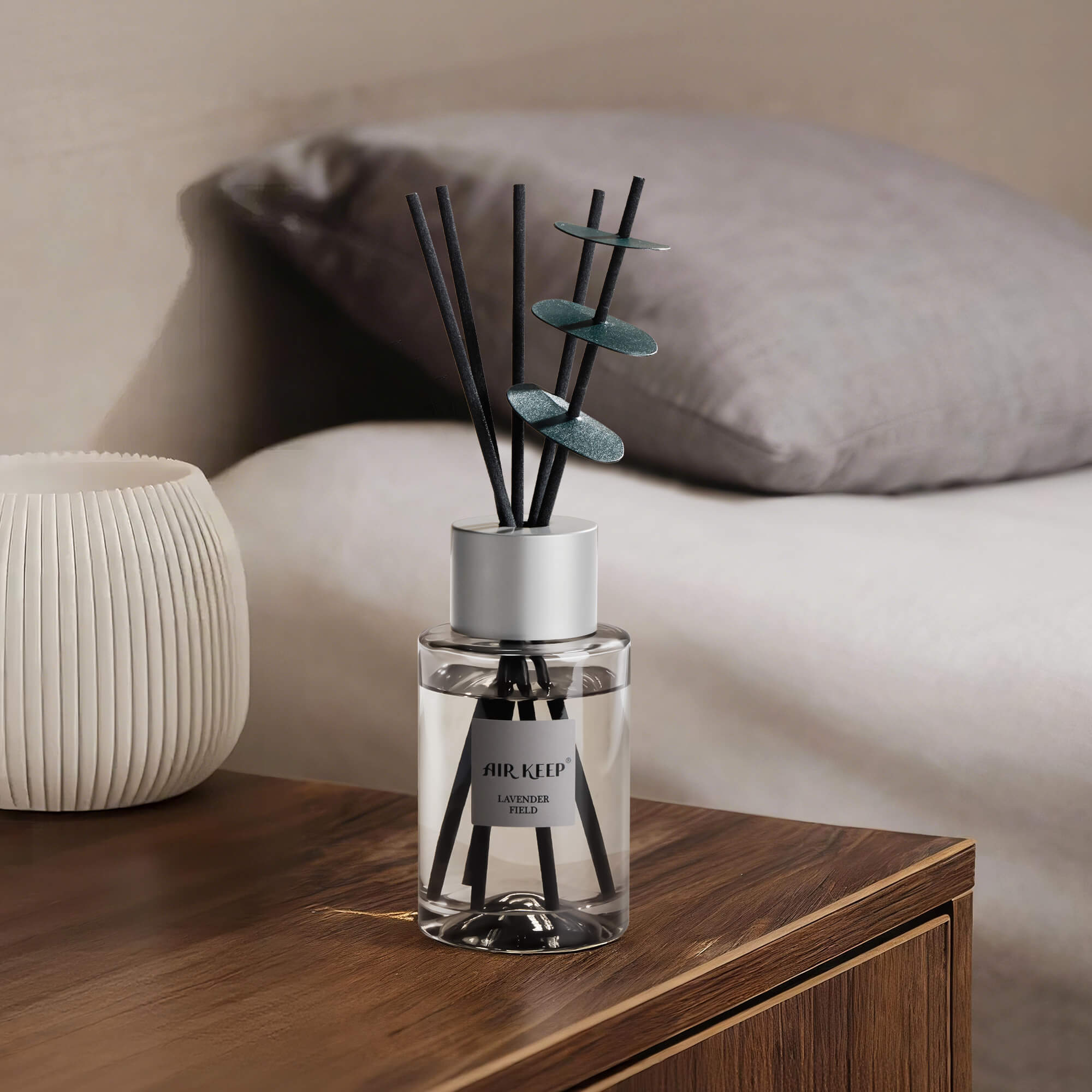 Airkeep Lavender Field Grey Reed Diffuser