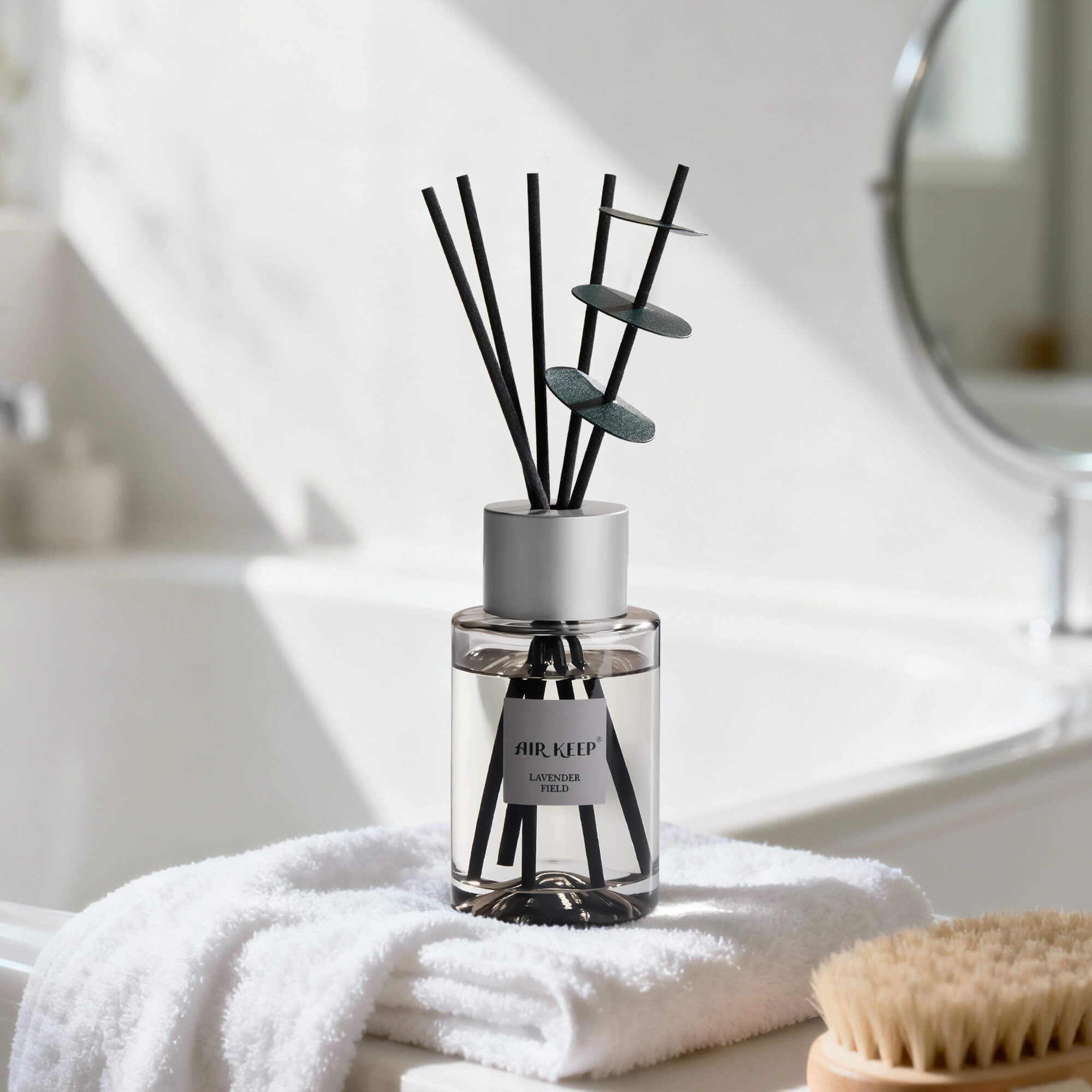 Airkeep Lavender Field Grey Reed Diffuser