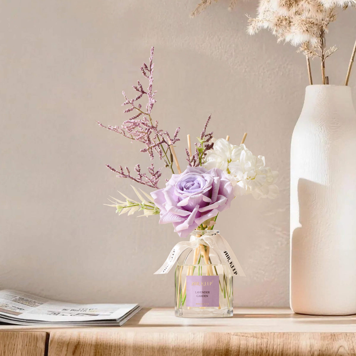 Airkeep Lavender Garden Floral  120ml Reed Diffuser
