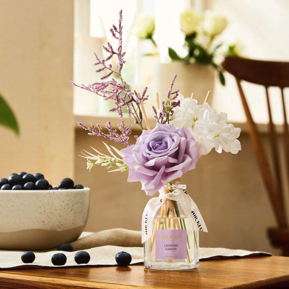 Airkeep Lavender Garden Floral  120ml Reed Diffuser