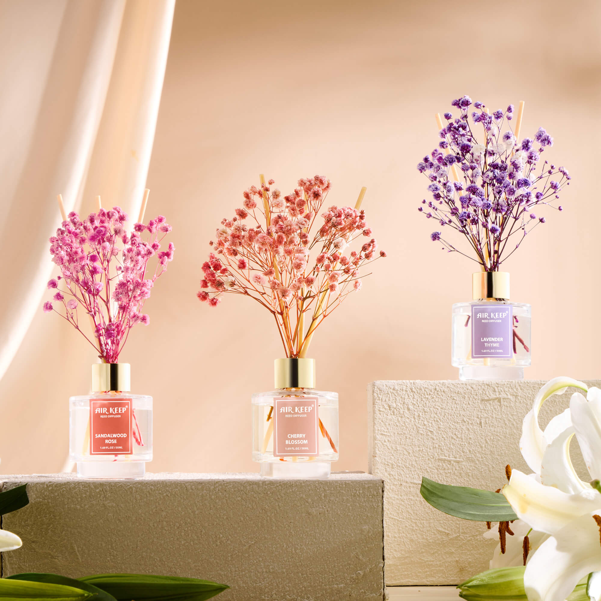 Airkeep Reed Diffuser Set of 3-LSC
