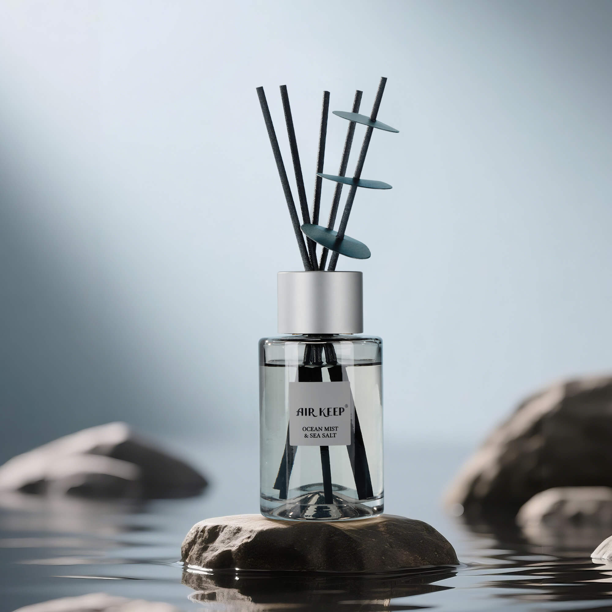 Airkeep Ocean Mist&Sea Salt  Grey Reed Diffuser