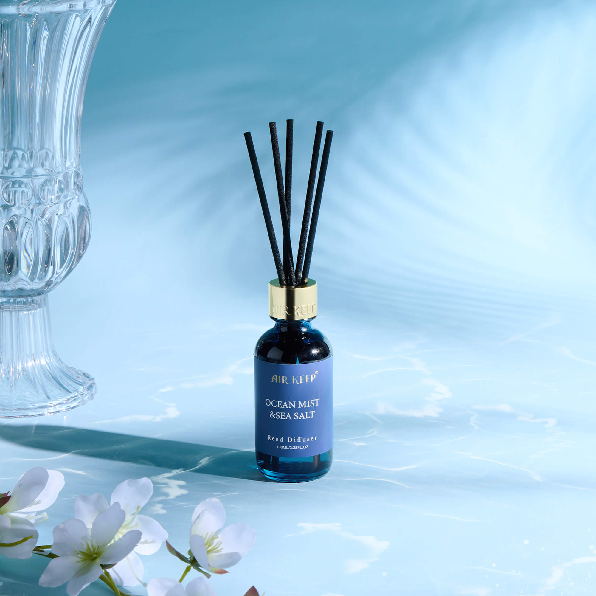 Airkeep Ocean Mist&Sea Salt Reed Diffuser Set