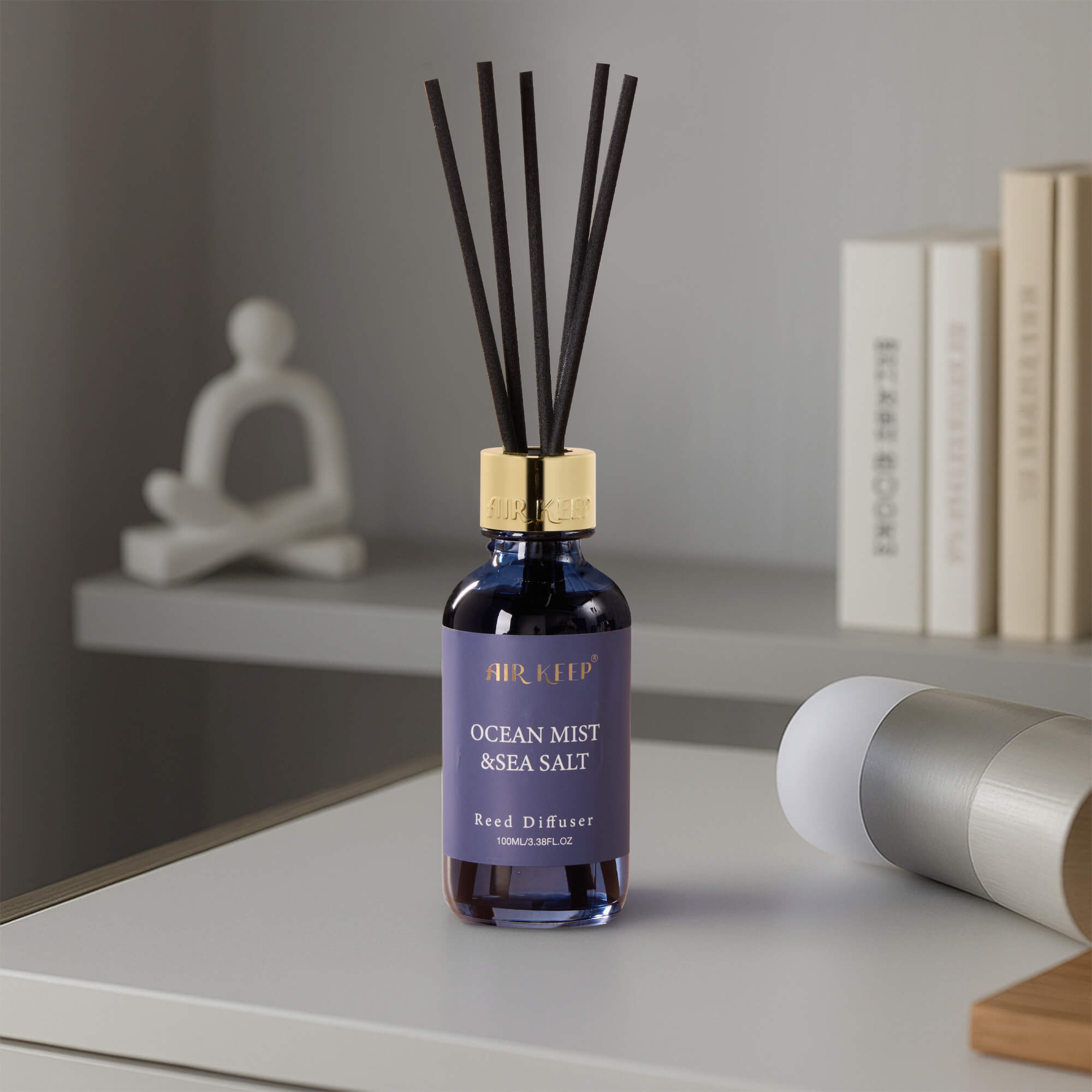 Airkeep Ocean Mist&Sea Salt Reed Diffuser Set