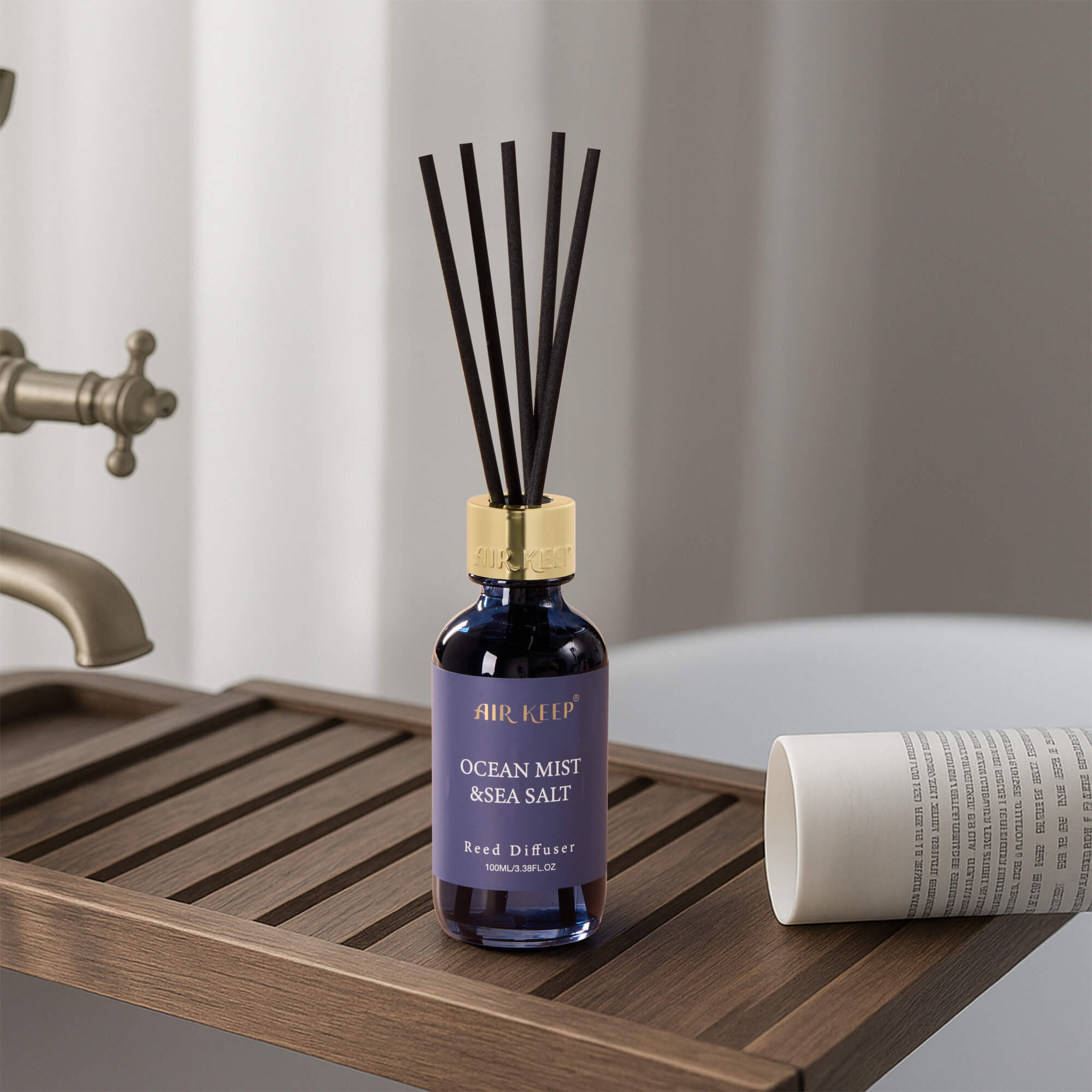 Airkeep Ocean Mist&Sea Salt Reed Diffuser Set