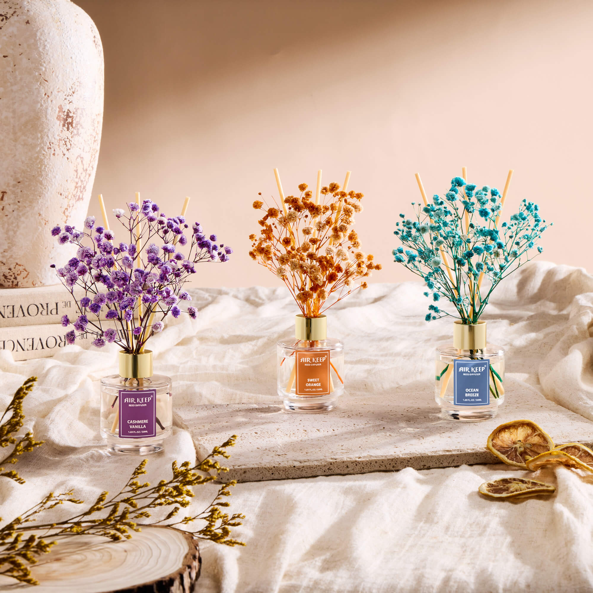 Airkeep Reed Diffuser Set of 3-OSC