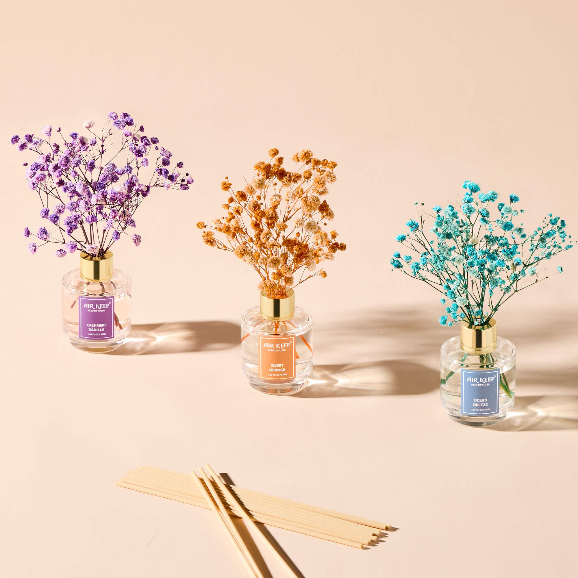 Airkeep Reed Diffuser Set of 3-OSC