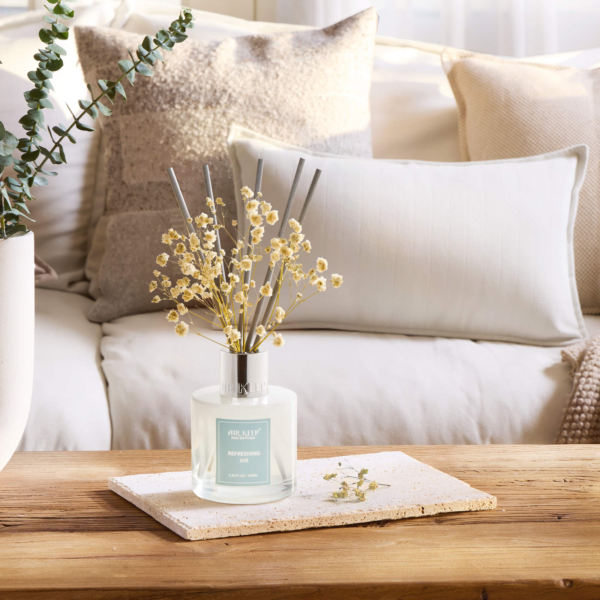 Airkeep Refreshing Air Reed Diffuser Set