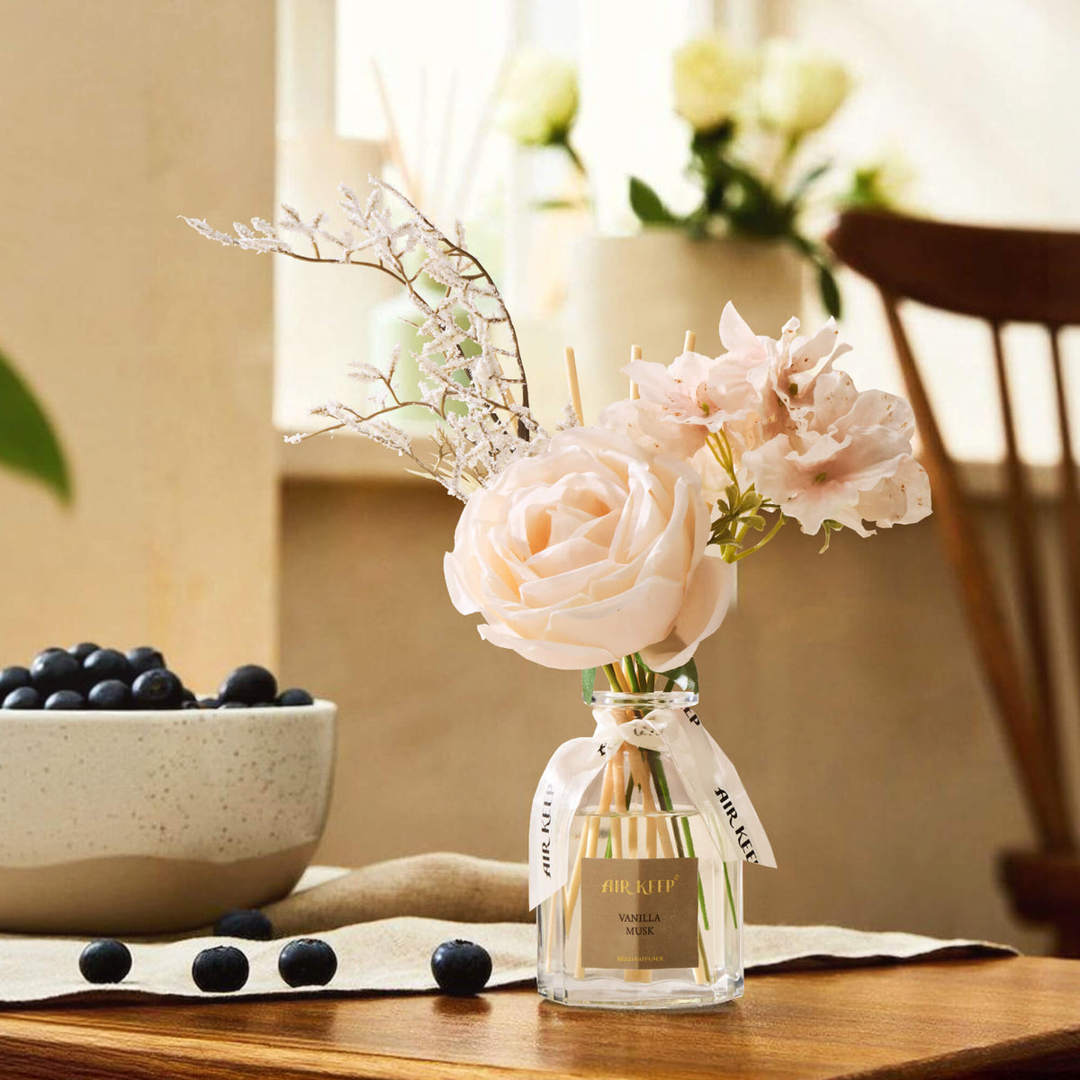 Airkeep Vanilla Musk Floral  120ml Reed Diffuser