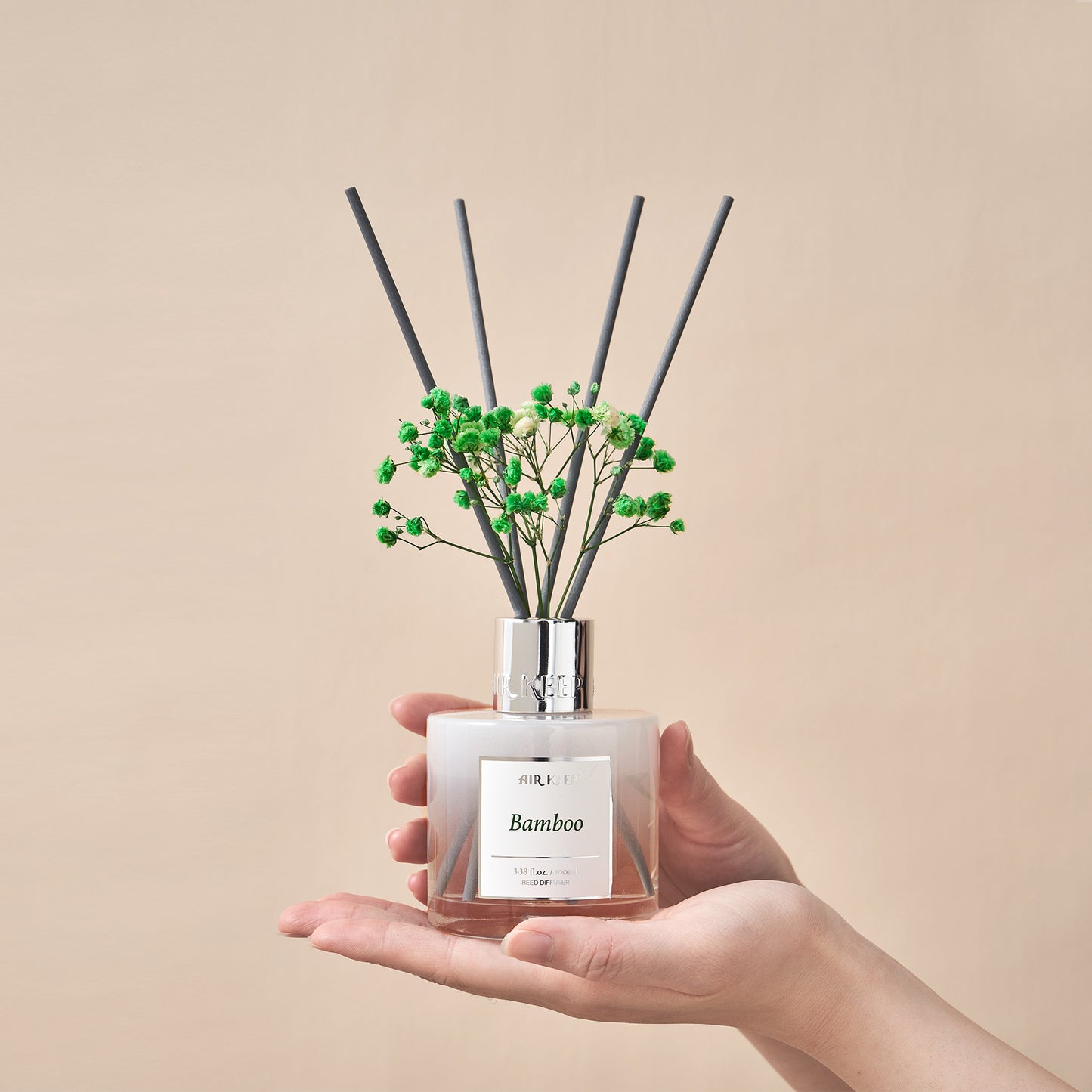 Airkeep Bamboo Reed Diffuser Set 3.38 fl oz