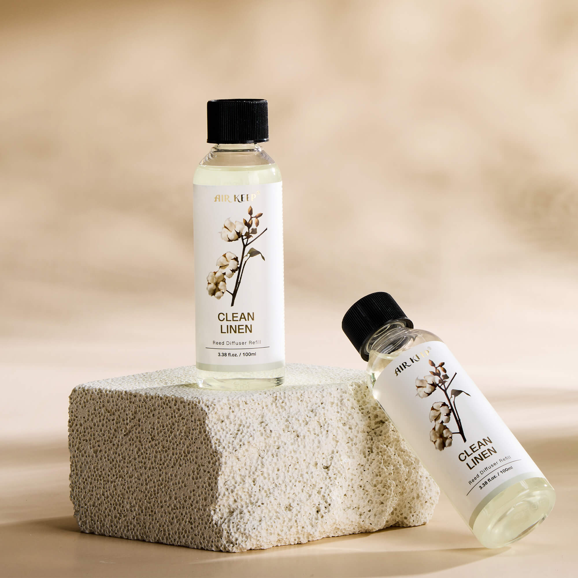 Airkeep Clean Linen Reed Diffuser Oil Refill
