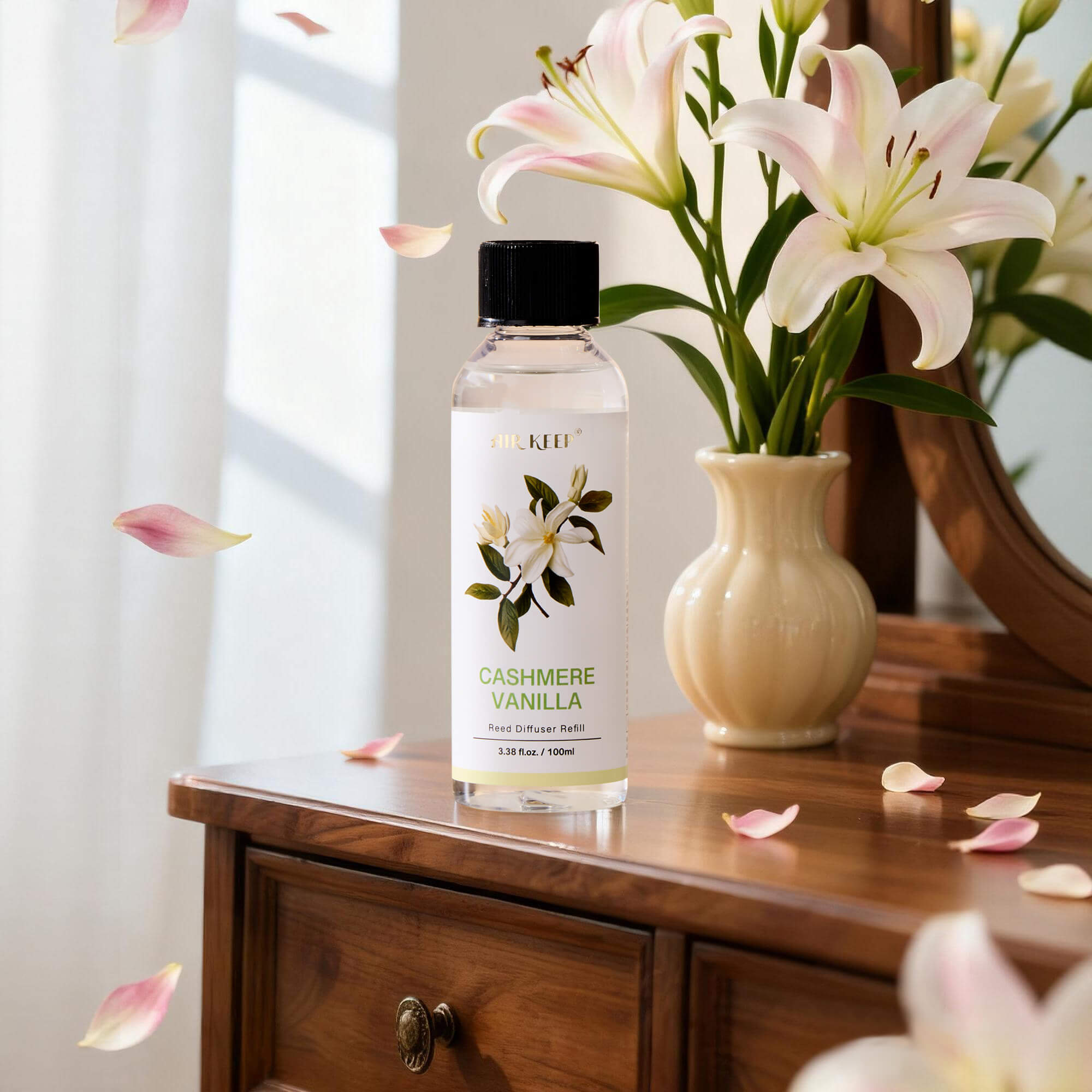 Airkeep Cashmere Vanilla Reed Diffuser Oil Refill