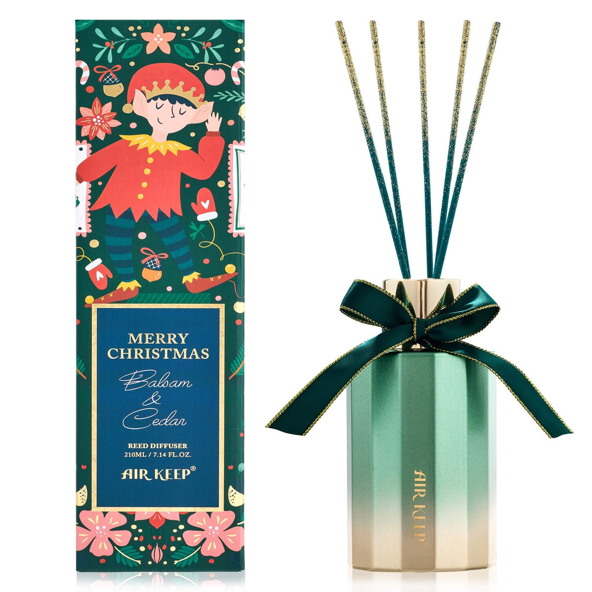 Airkeep Christmas Spice Christmas Faceted  210ml Reed Diffuser