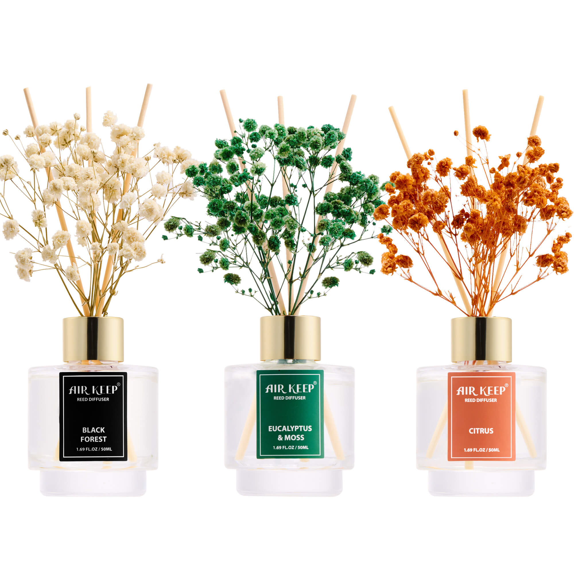 Airkeep Reed Diffuser Set of 3-BEC