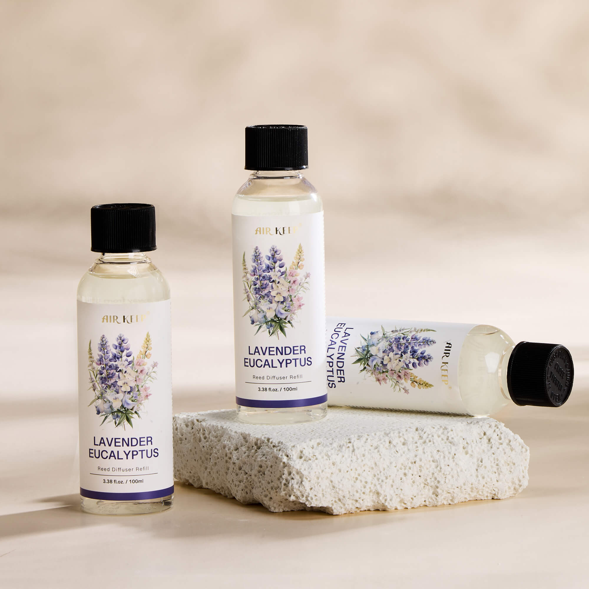 Airkeep Lavender Eucalyptus Reed Diffuser Oil Refill