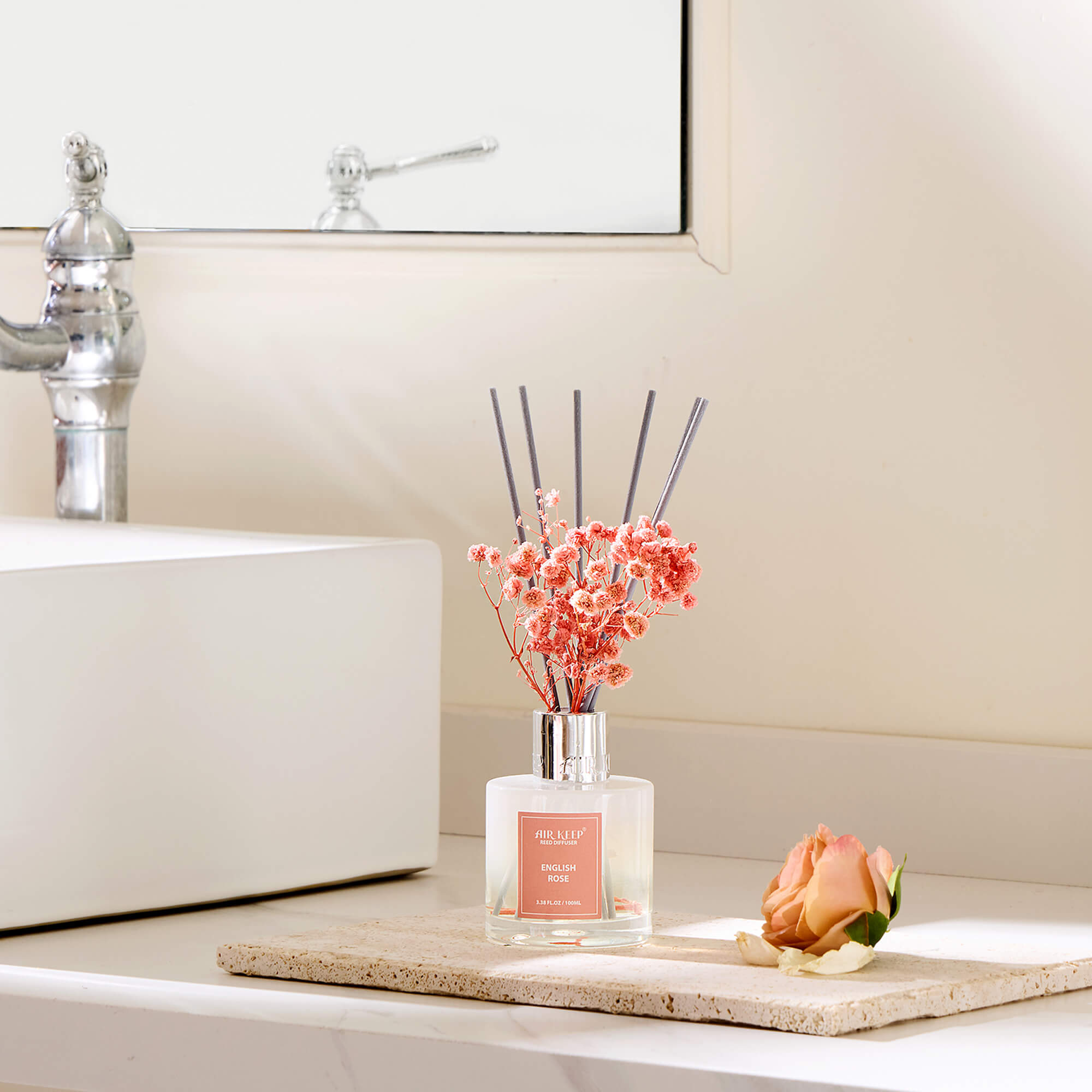 Airkeep English Rose Reed Diffuser